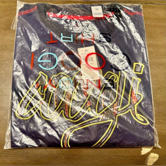 VINTAGE COOGI KNITWEAR TSHIRT STYLE ON SPELLOUT NWT- Dead-stock-3XL-Original Bag - Picture 15 of 15